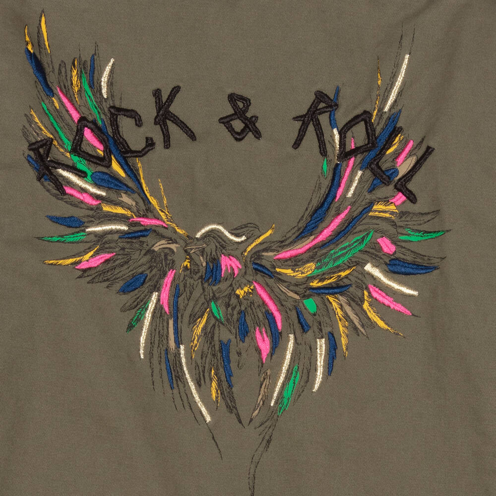 Zadig&Voltaire-Teen Girls Green Parka Coat | Childrensalon Outlet