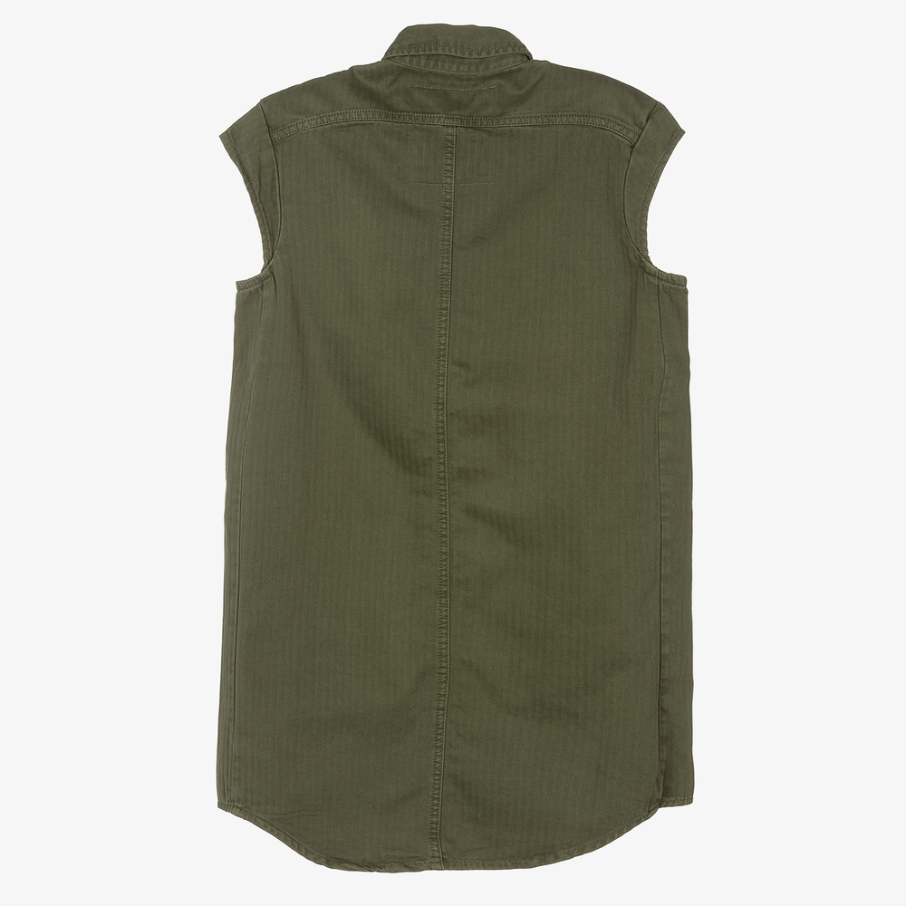 Zadig&Voltaire-Teen Girls Green Shirt Dress | Childrensalon Outlet