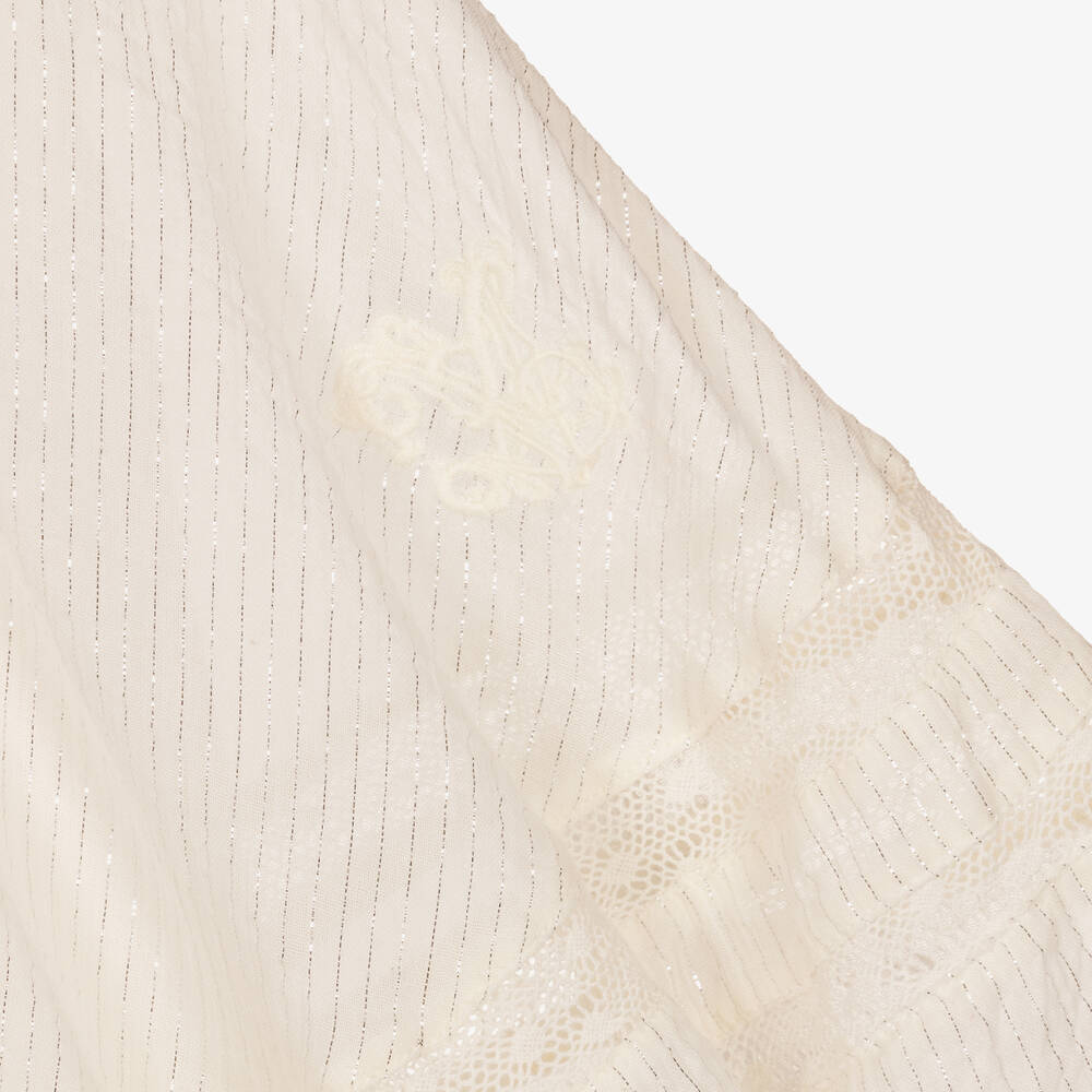 Zadig&Voltaire-Teen Girls Ivory Cotton Skirt | Childrensalon Outlet