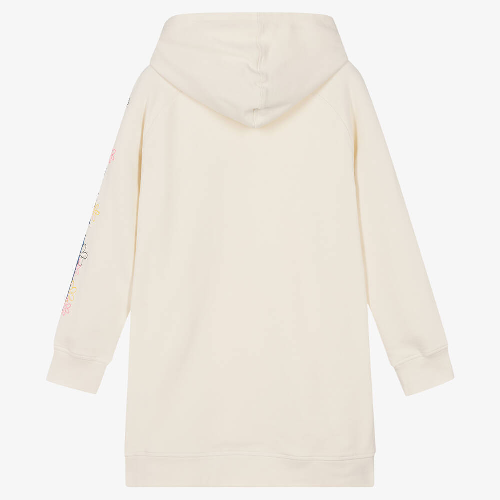 Zadig&Voltaire-Teen Girls Ivory Hoodie Dress | Childrensalon Outlet