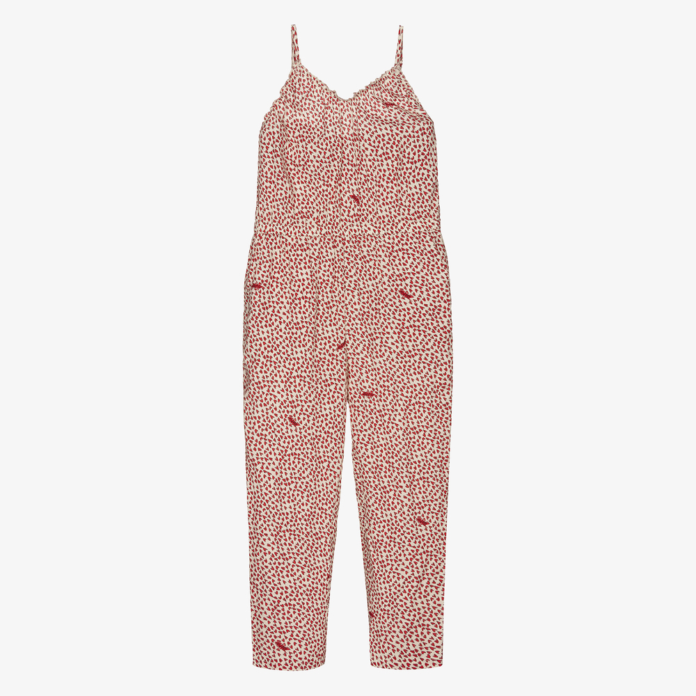 Zadig&Voltaire-Teen Girls Red Jumpsuit | Childrensalon Outlet