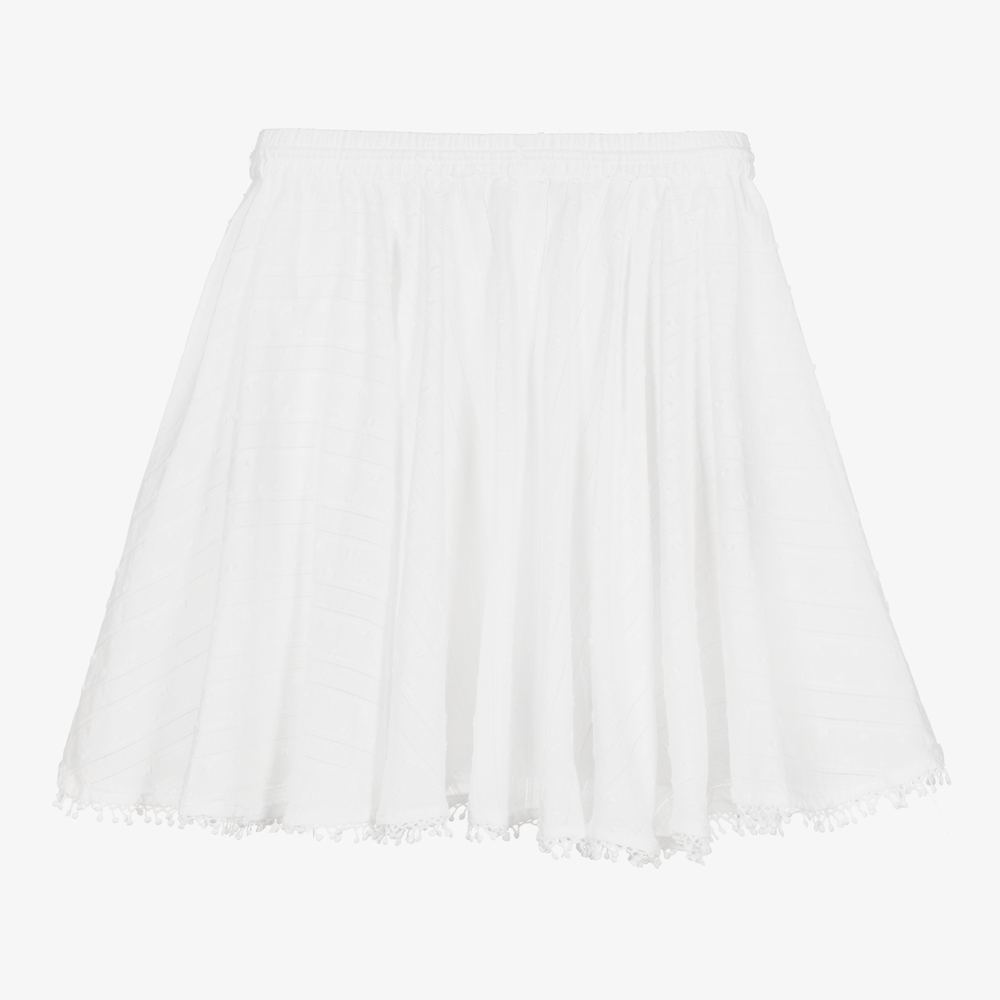 スカート ZADIG VOLTAIRE Women Skirts KWDR01211102 White Zadig&Voltaire - Teen Girls White Cotton Skirt