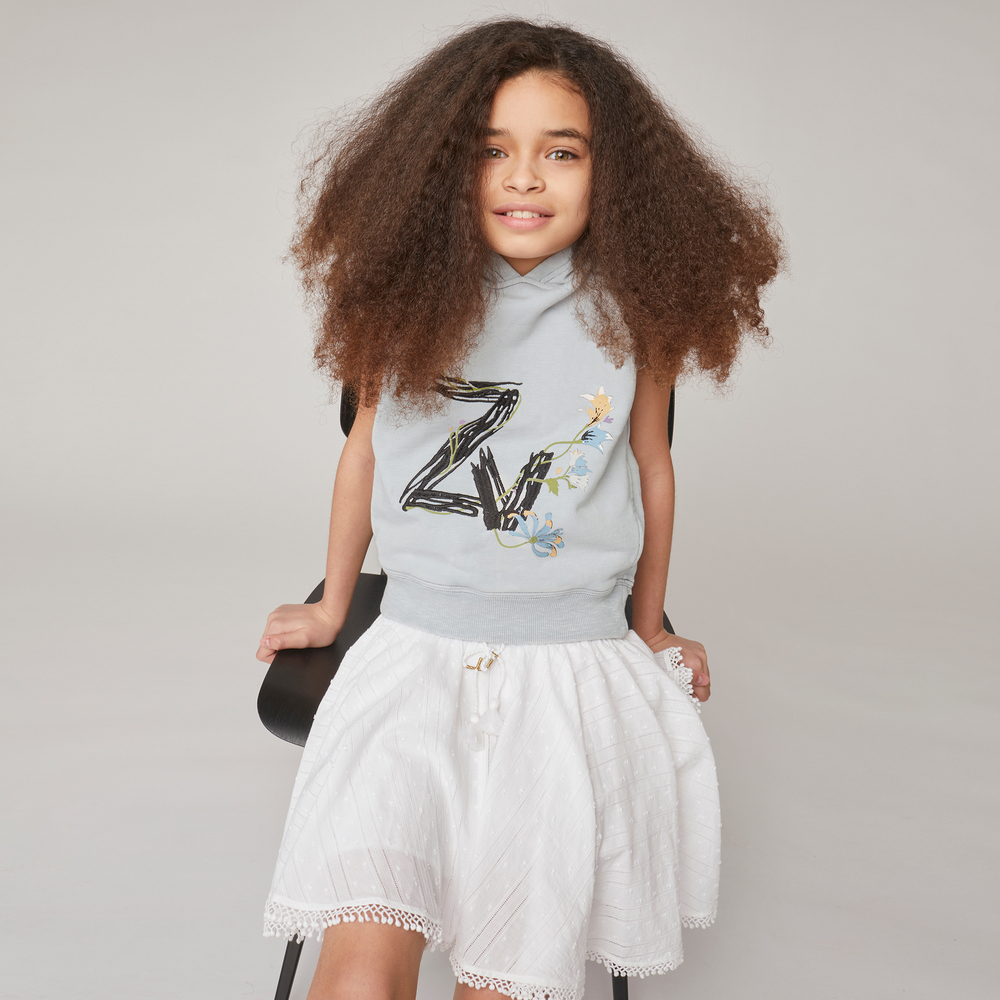 White sales cotton skort