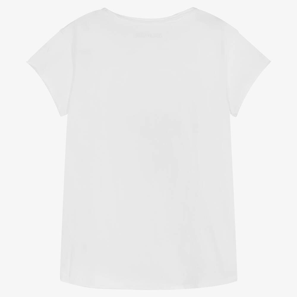 Zadig&Voltaire-Белая футболка с рисунком | Childrensalon Outlet