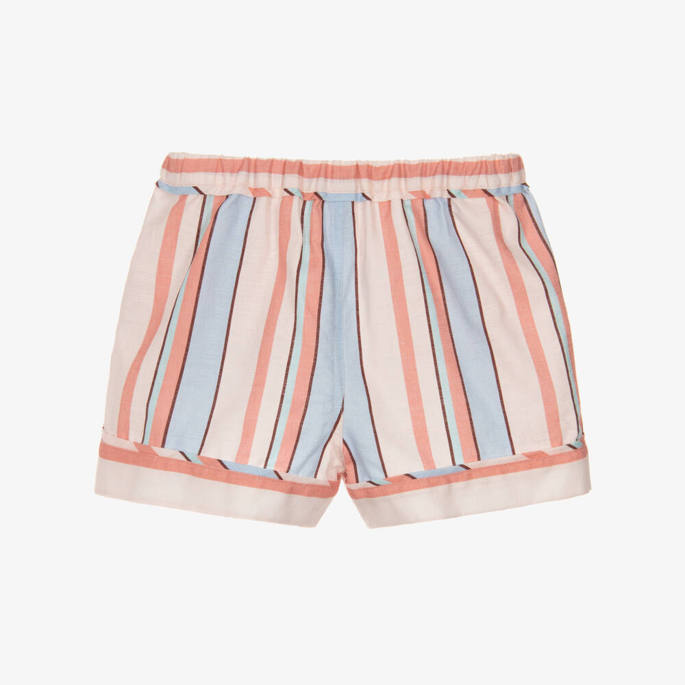 Zimmermann-Blue Multi Stripe Shorts | Childrensalon Outlet