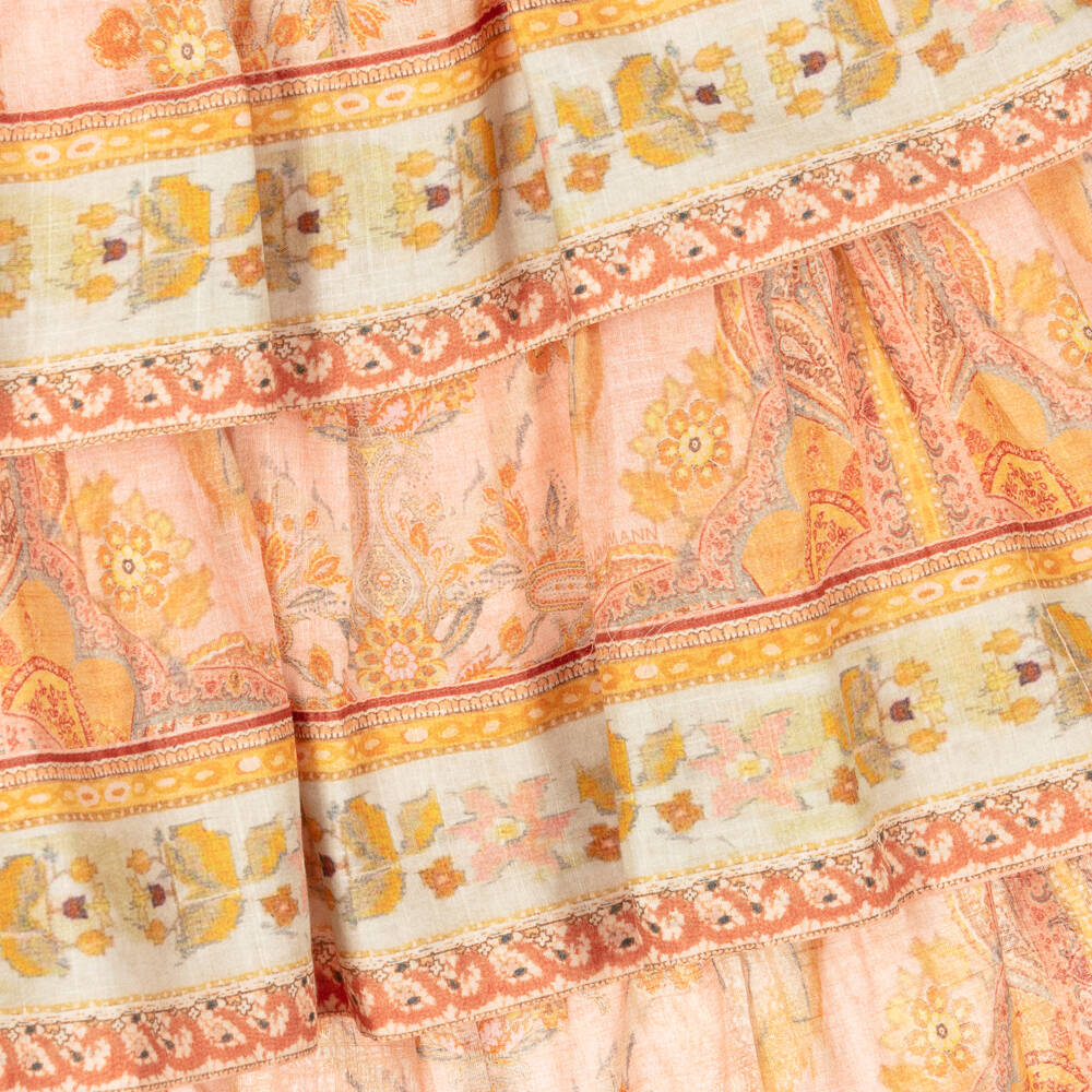 Zimmermann-Girls Cotton Blush Layered Frock | Childrensalon Outlet