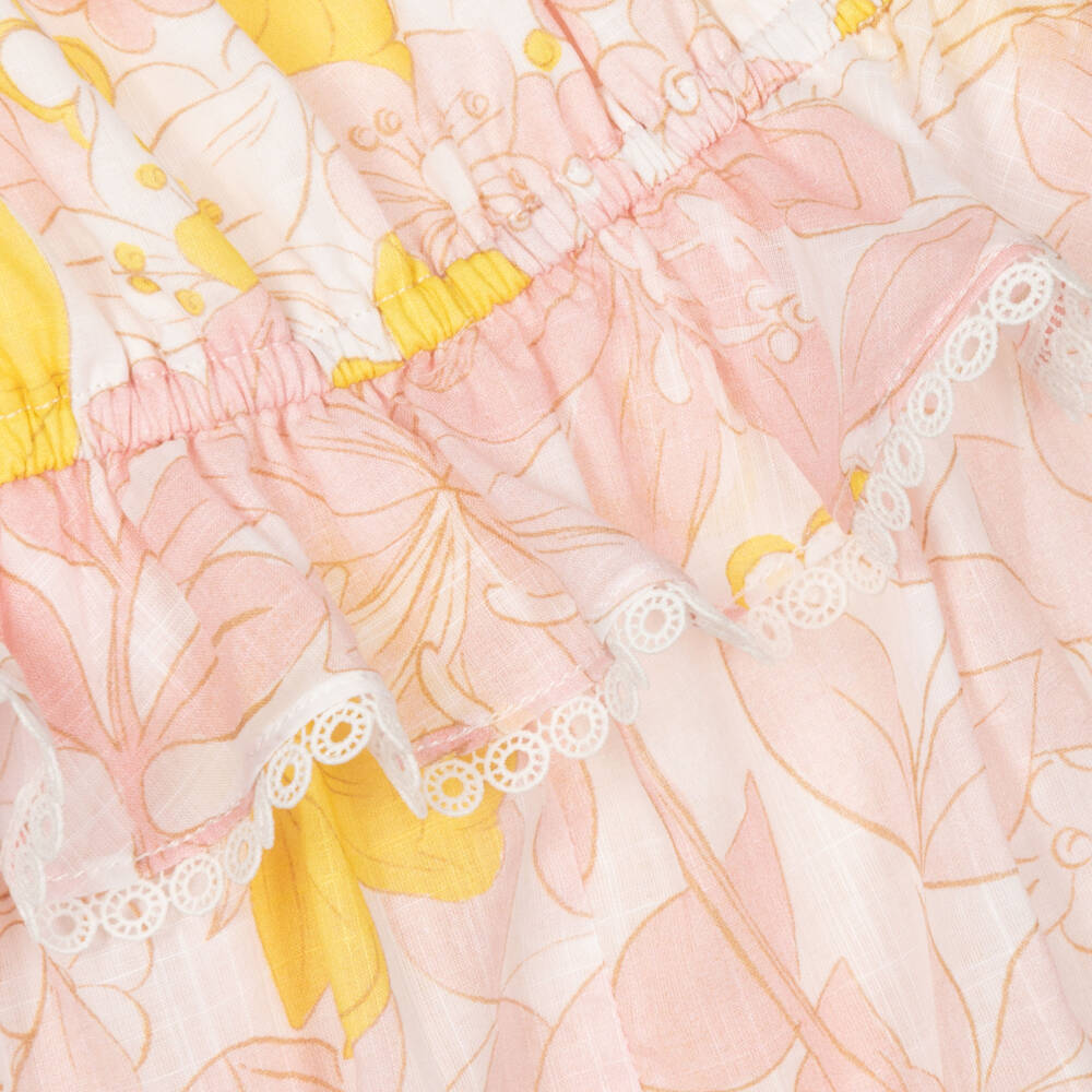 Zimmermann-Girls Floral Cotton Summer Playsuit | Childrensalon Outlet