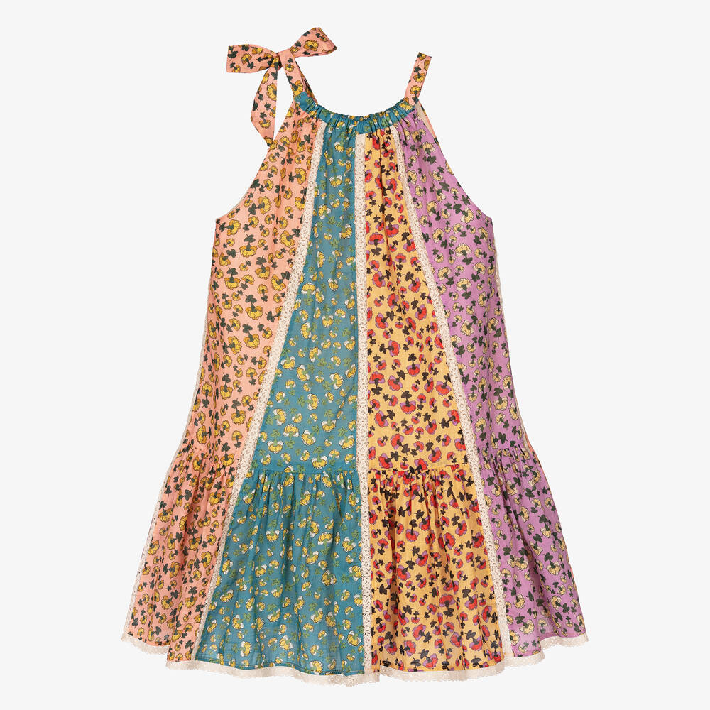 Zimmermann-Girls Floral Halter Neck Dress | Childrensalon Outlet