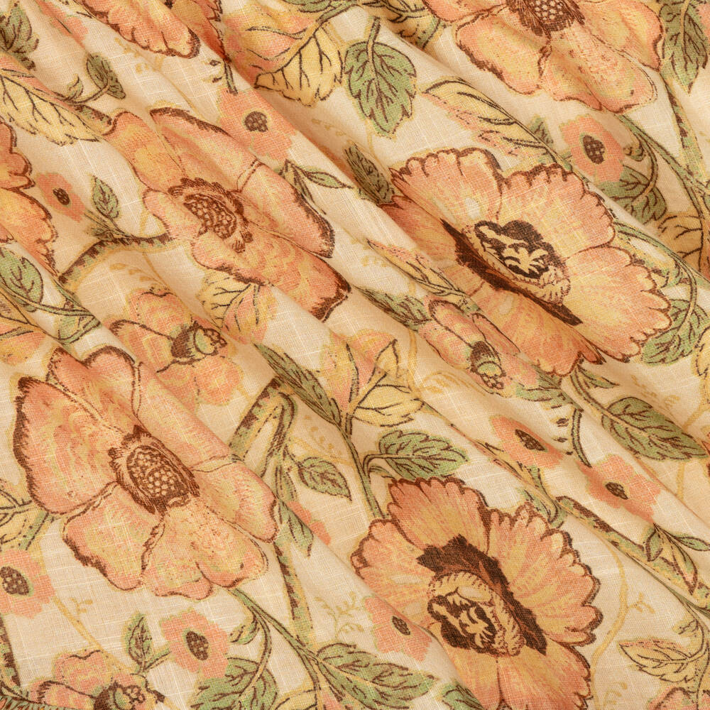 Zimmermann-Girls Ivory & Pink Floral Cotton Dress | Childrensalon Outlet