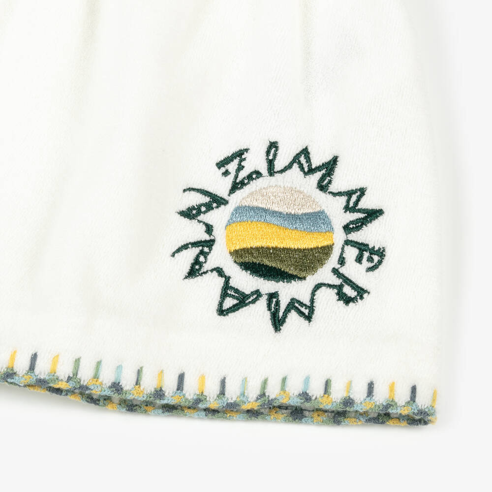Zimmermann-Girls Ivory Terry Beach Shorts | Childrensalon Outlet