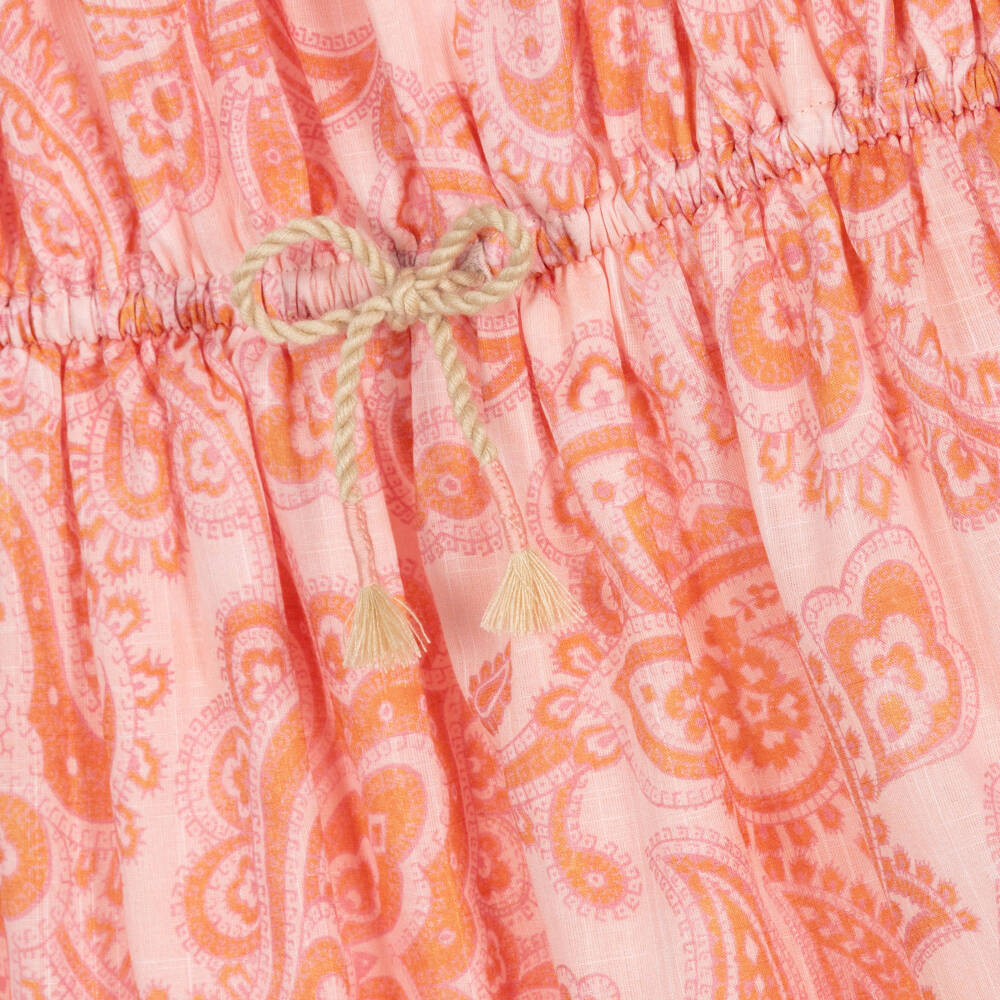Zimmermann-Girls Paisley Print Cotton Frock | Childrensalon Outlet