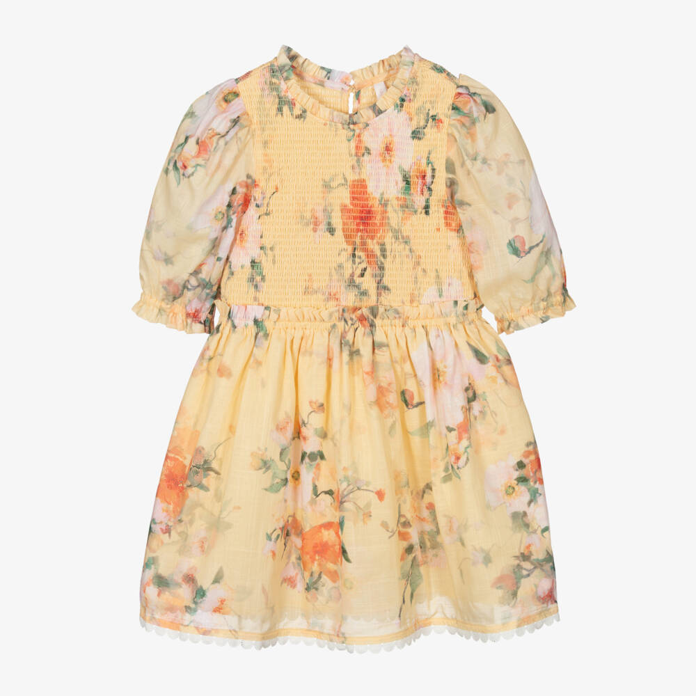Zimmermann-Girls Sunny Floral Voile Dress | Childrensalon Outlet