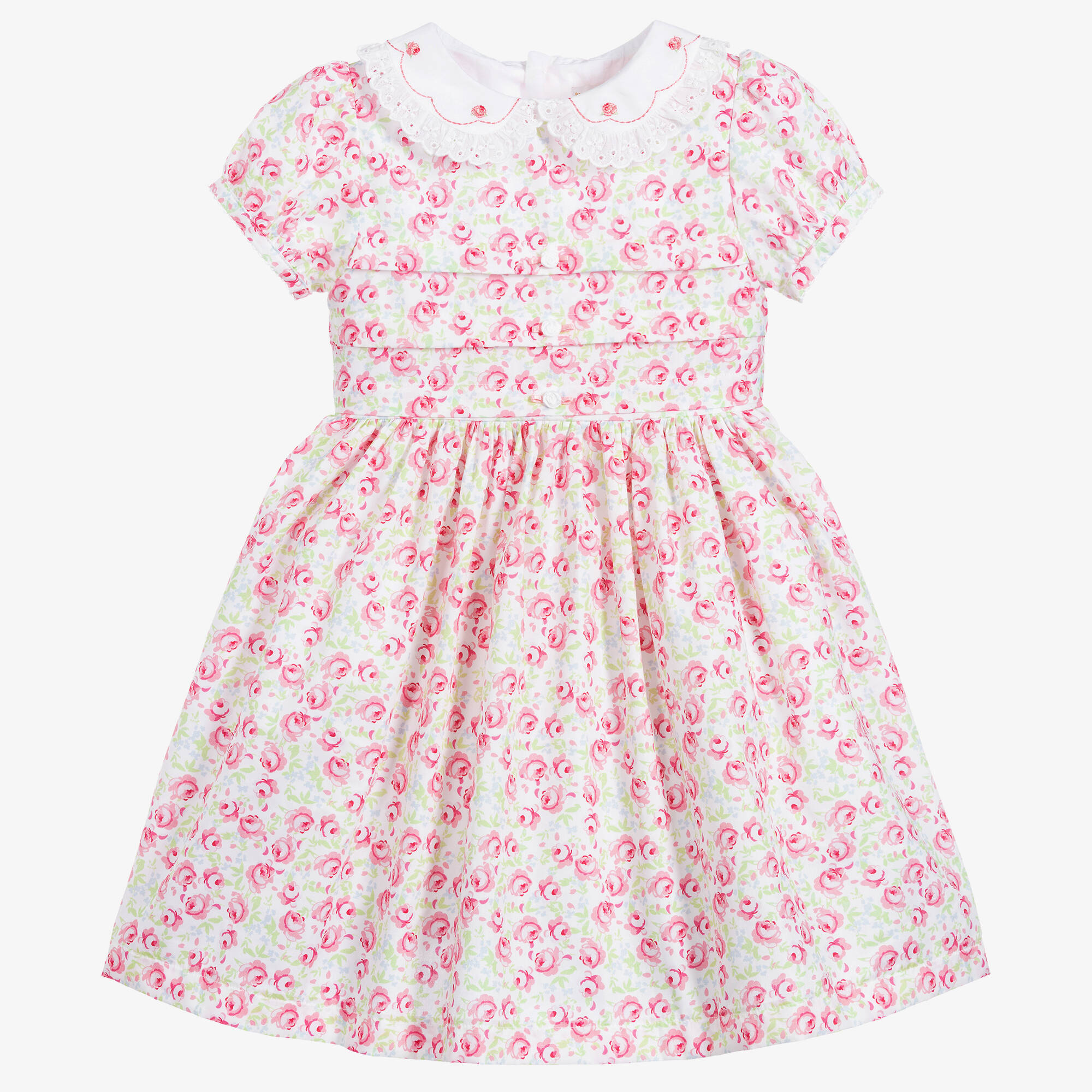 Trapèze et balançoire en coton floral rose George Girls taille 9-12