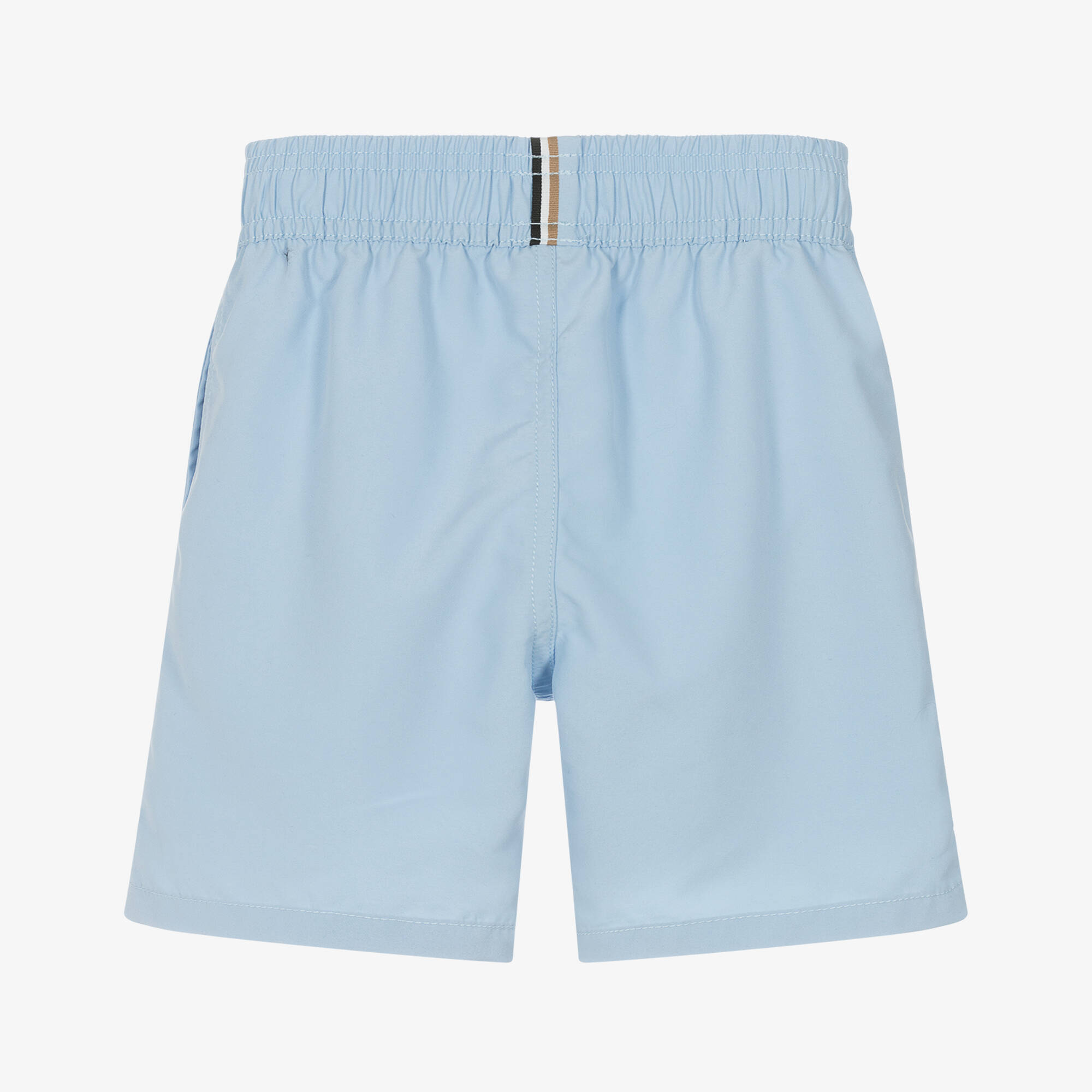 BOSS - Boys Pale Blue Swim Trunks | Childrensalon Outlet