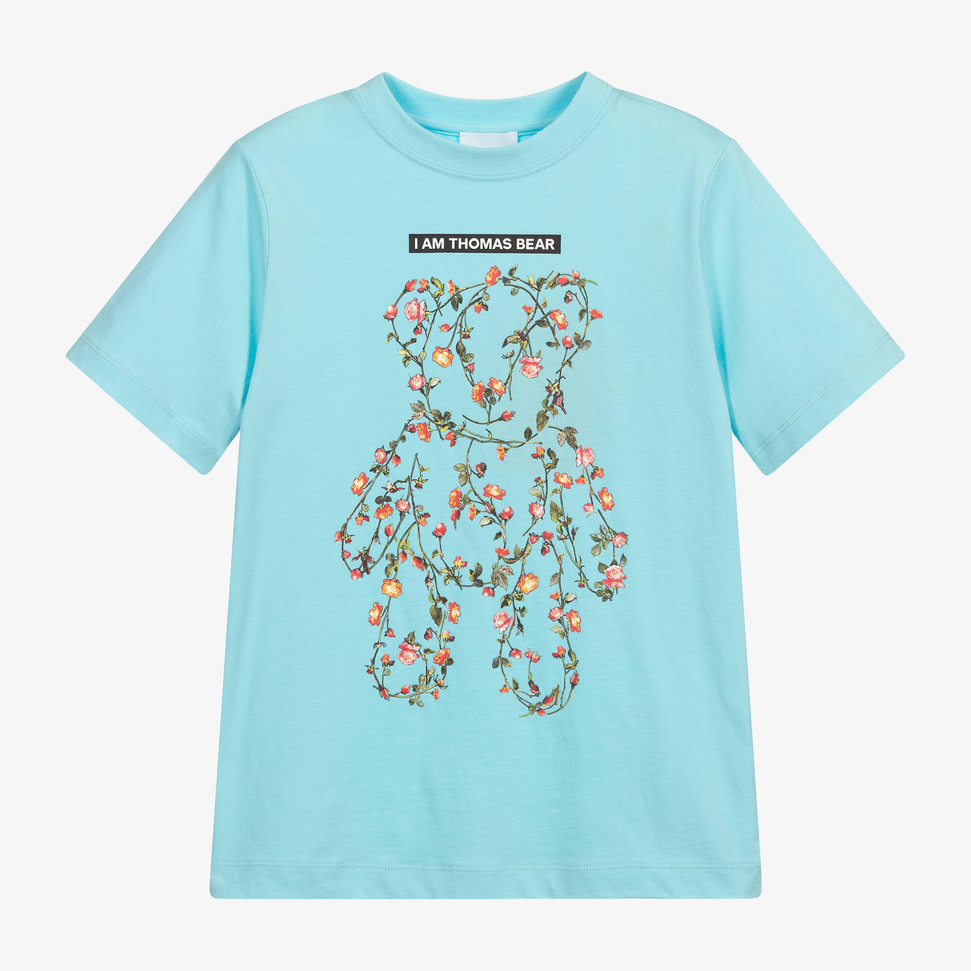 Burberry - Teen Blue Teddy T-Shirt | Childrensalon Outlet
