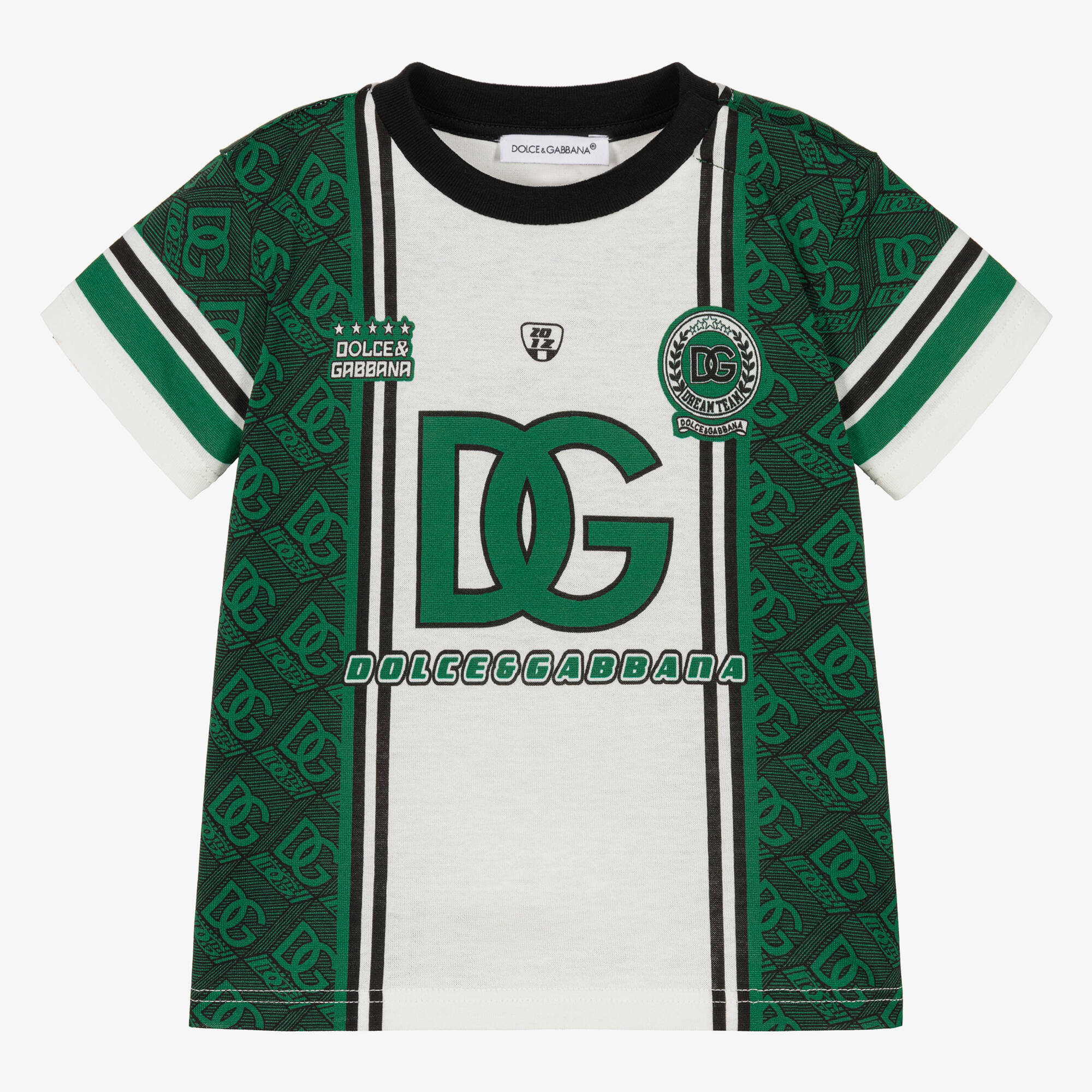Dolce & Gabbana - Baby Boys Green DG Varsity T-Shirt 