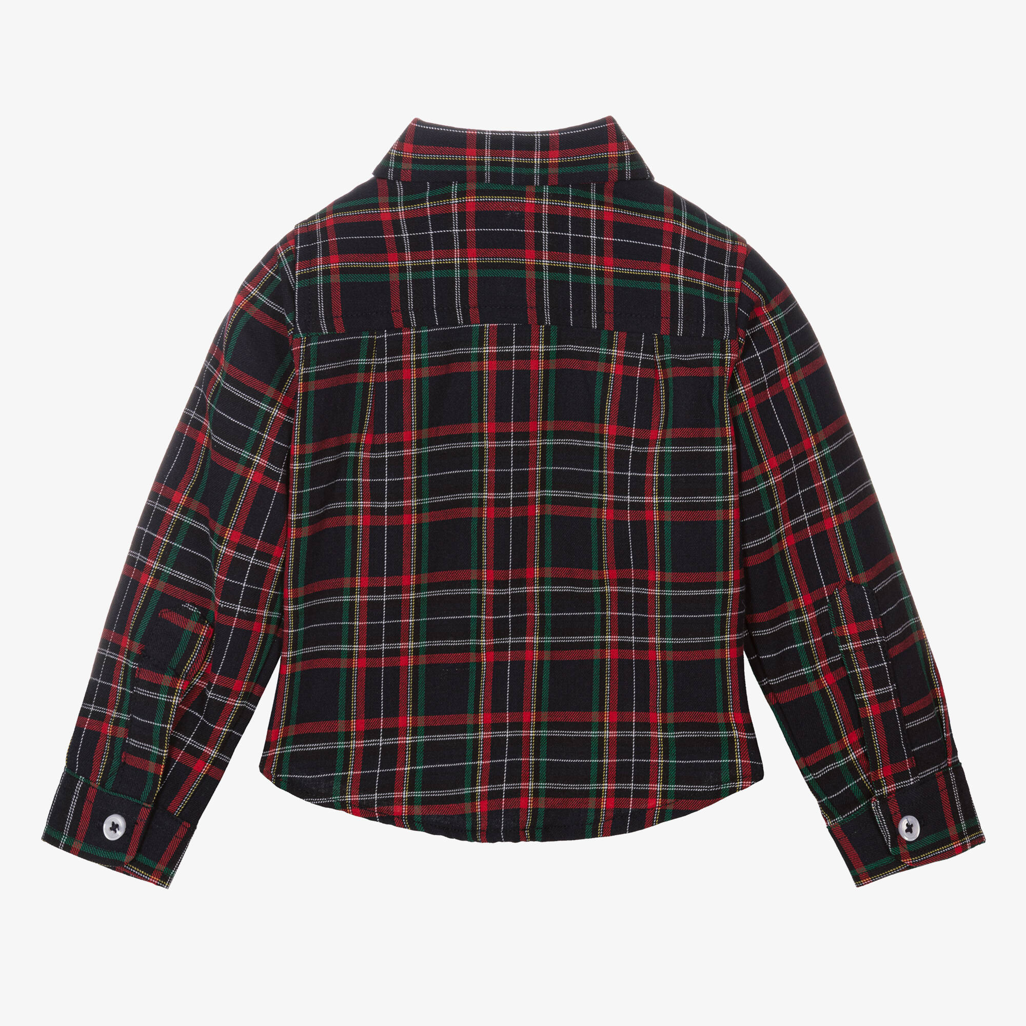Dr. Kid - Boys Blue Check Cotton Shirt | Childrensalon Outlet