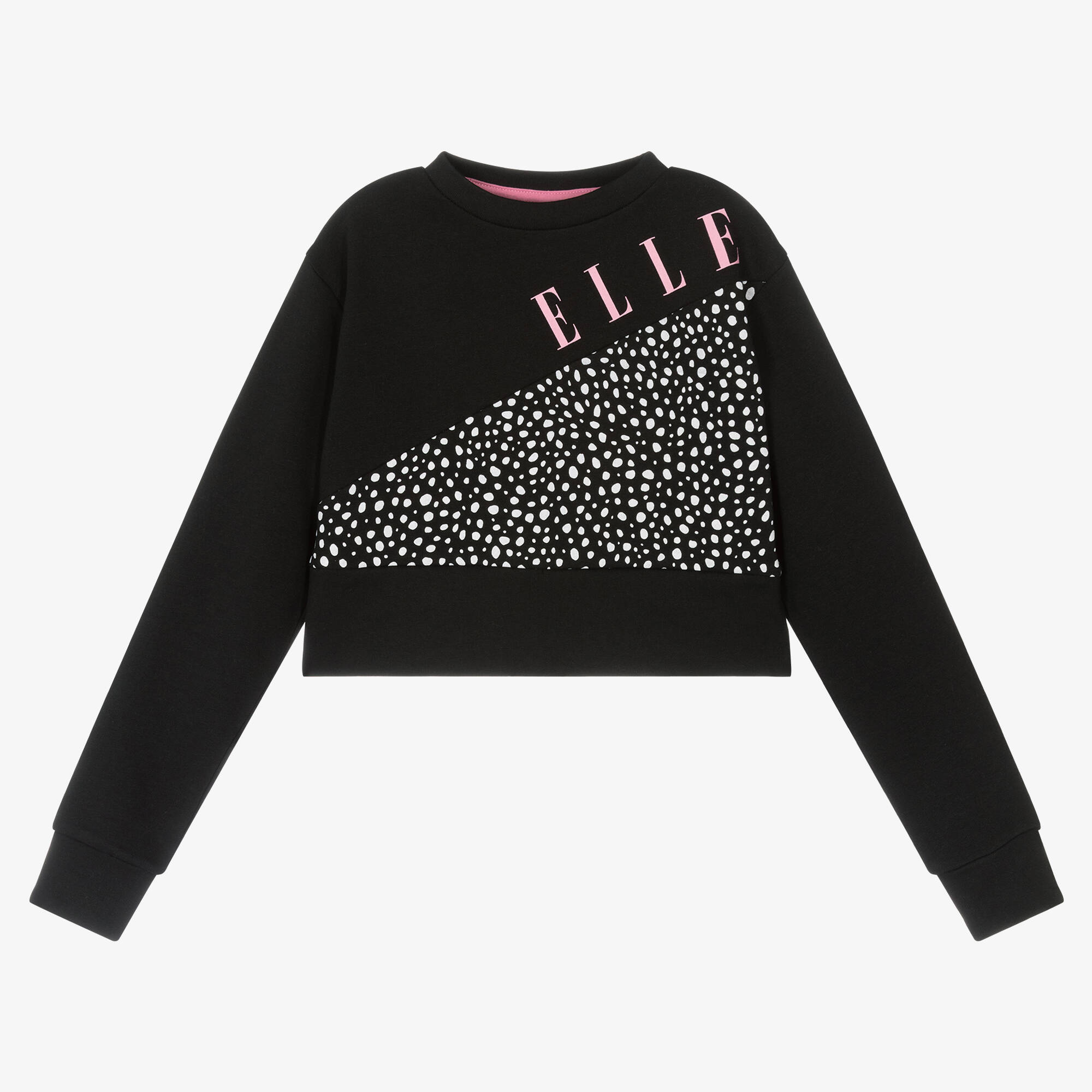 Elle - Girls Black Logo Sweatshirt | Childrensalon Outlet