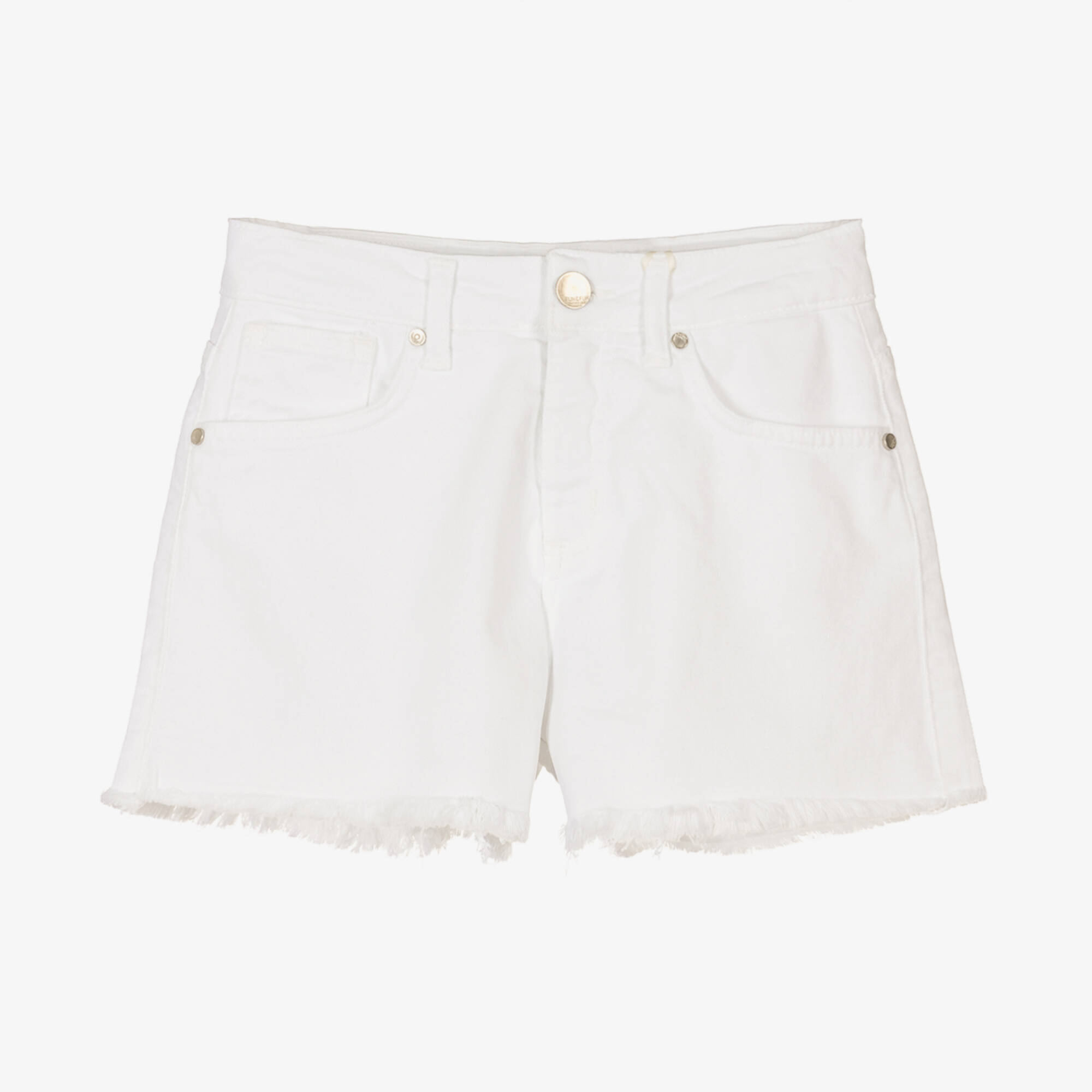 Short Boho Fille Japna Kids Taille 12 - Blanc 100% Coton - Occasion Très Bon État Été