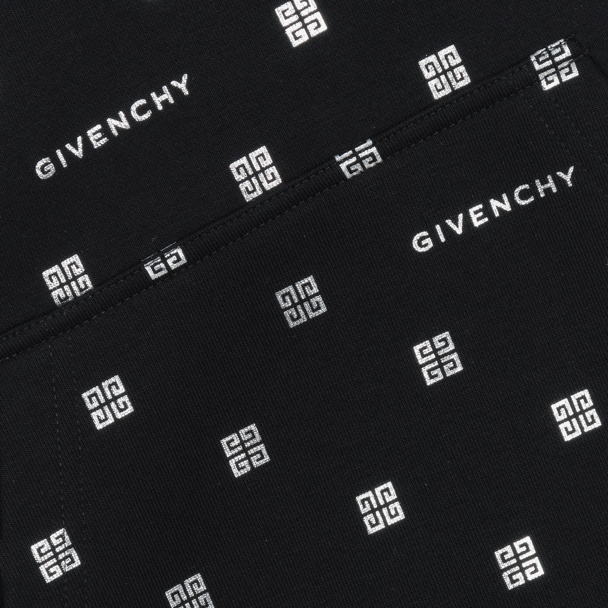 Givenchy - Girls Black Cotton 4G Dress | Childrensalon Outlet
