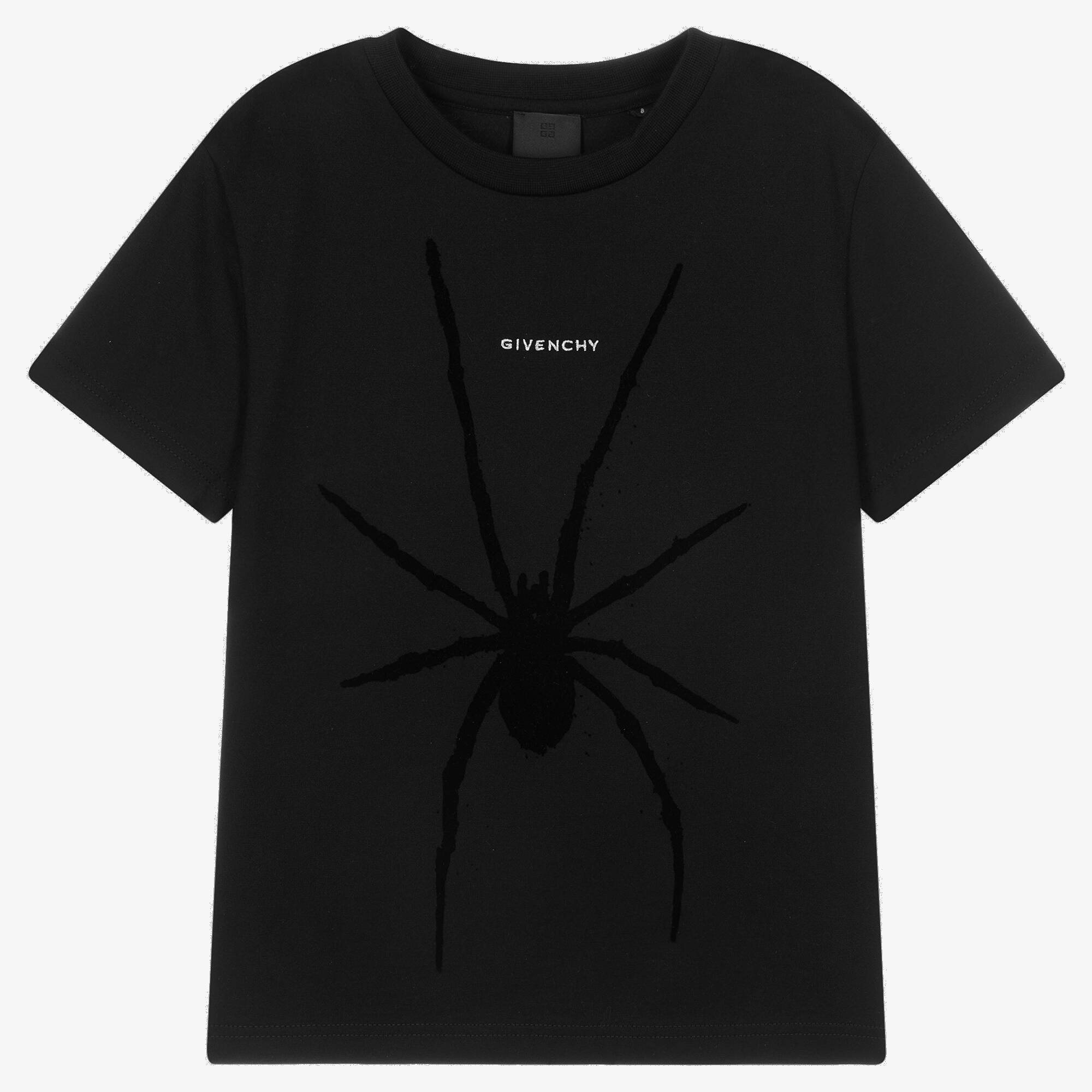 Givenchy - Teen Black Spider Logo T-Shirt | Childrensalon Outlet