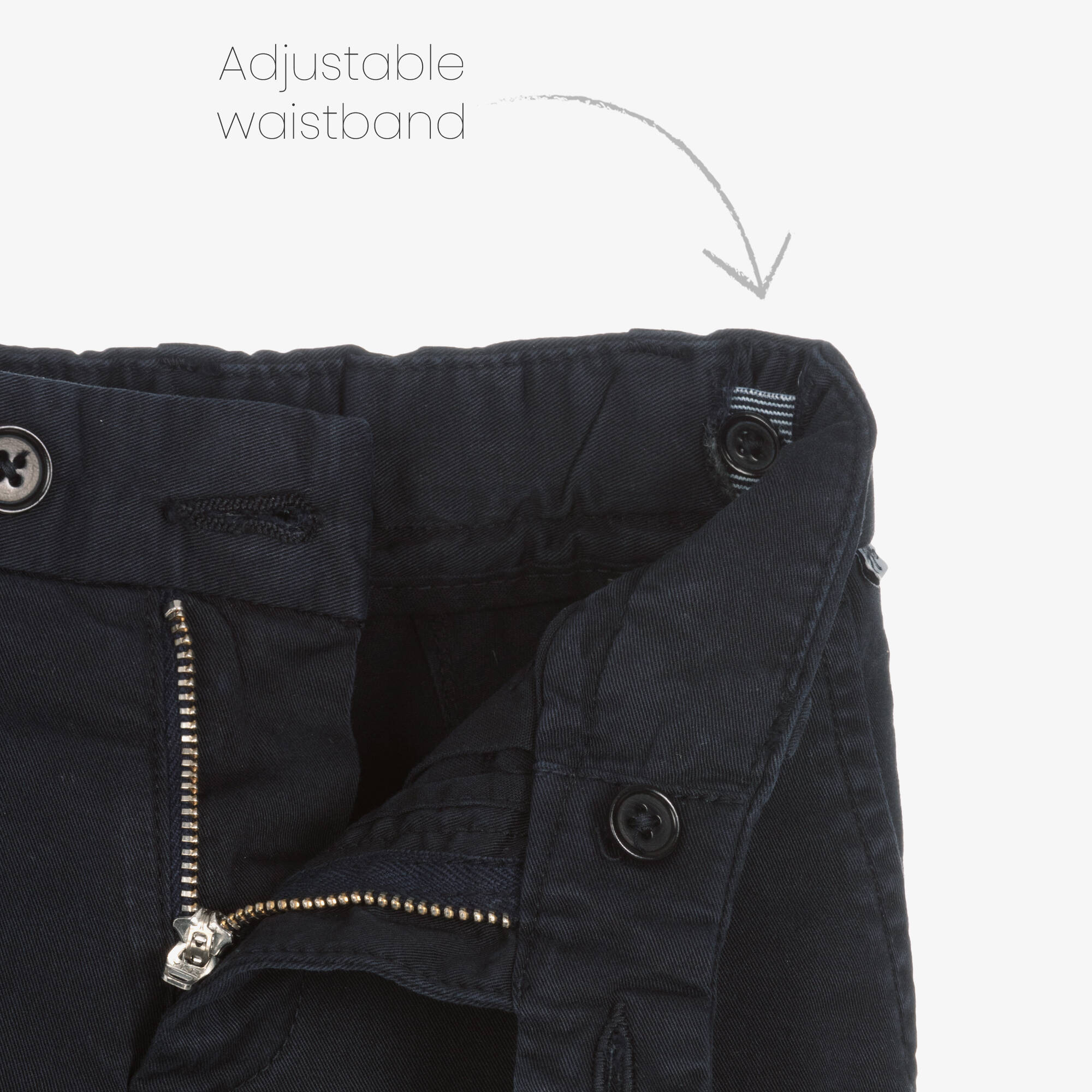 Il Gufo - Boys Navy Blue Cotton Bermuda Shorts | Childrensalon Outlet
