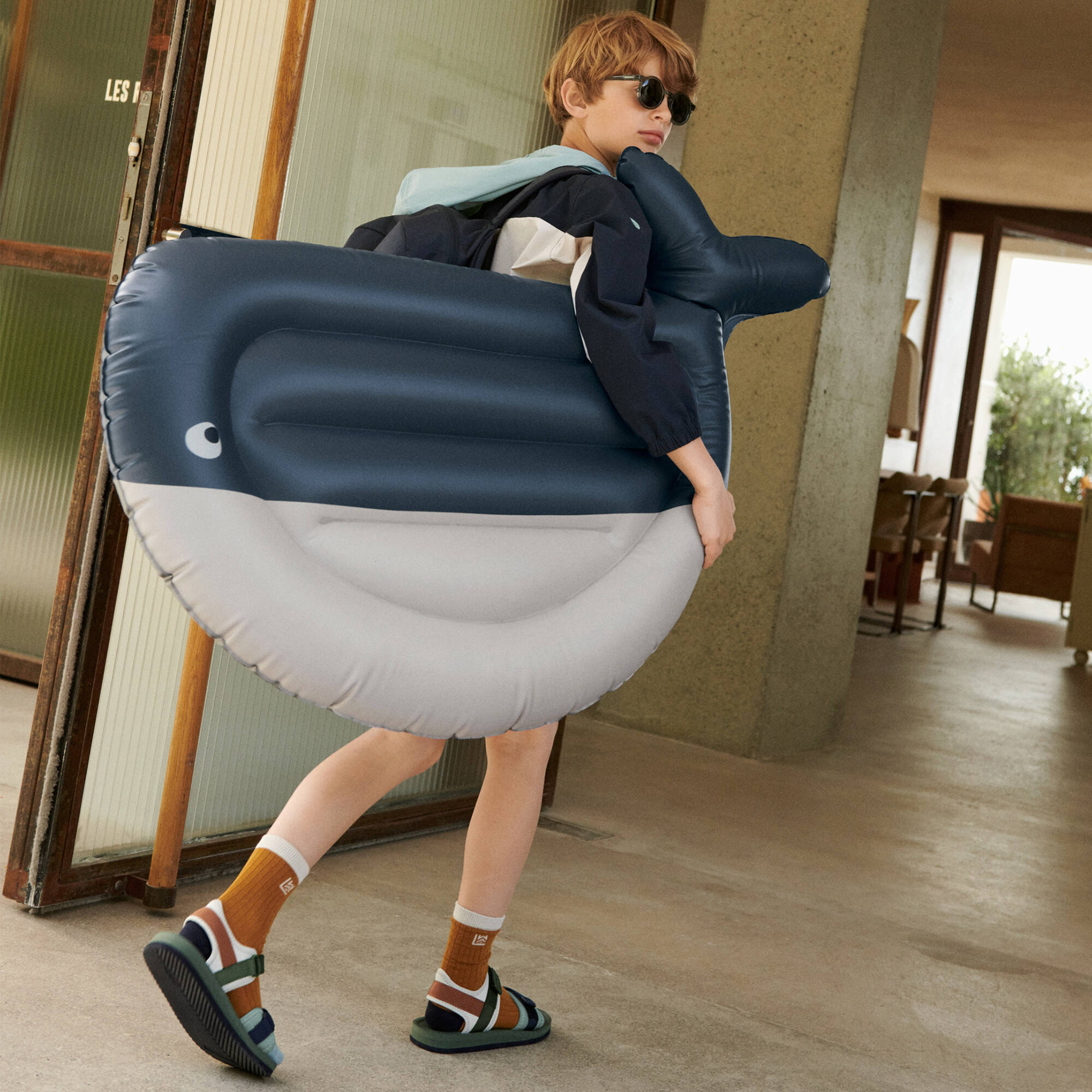 Liewood - Blue Whale Swim Float (90cm) | Childrensalon Outlet