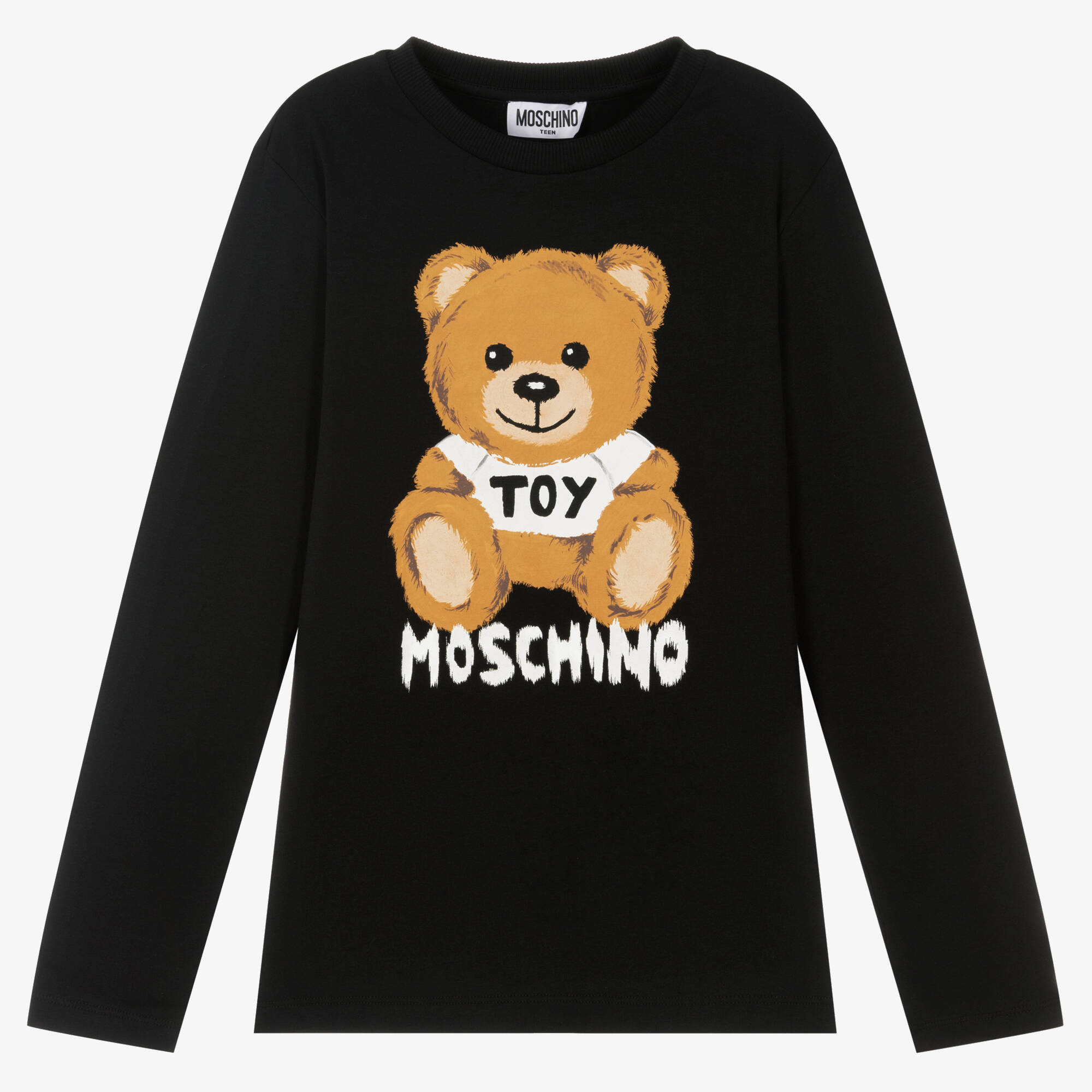 ୨୧ MOSCHINO TEEN ୨୧ ロングスリーブTシャツ 楽天市場】モスキーノ 子供服 Tシャツ カットソー テディベア ロングT