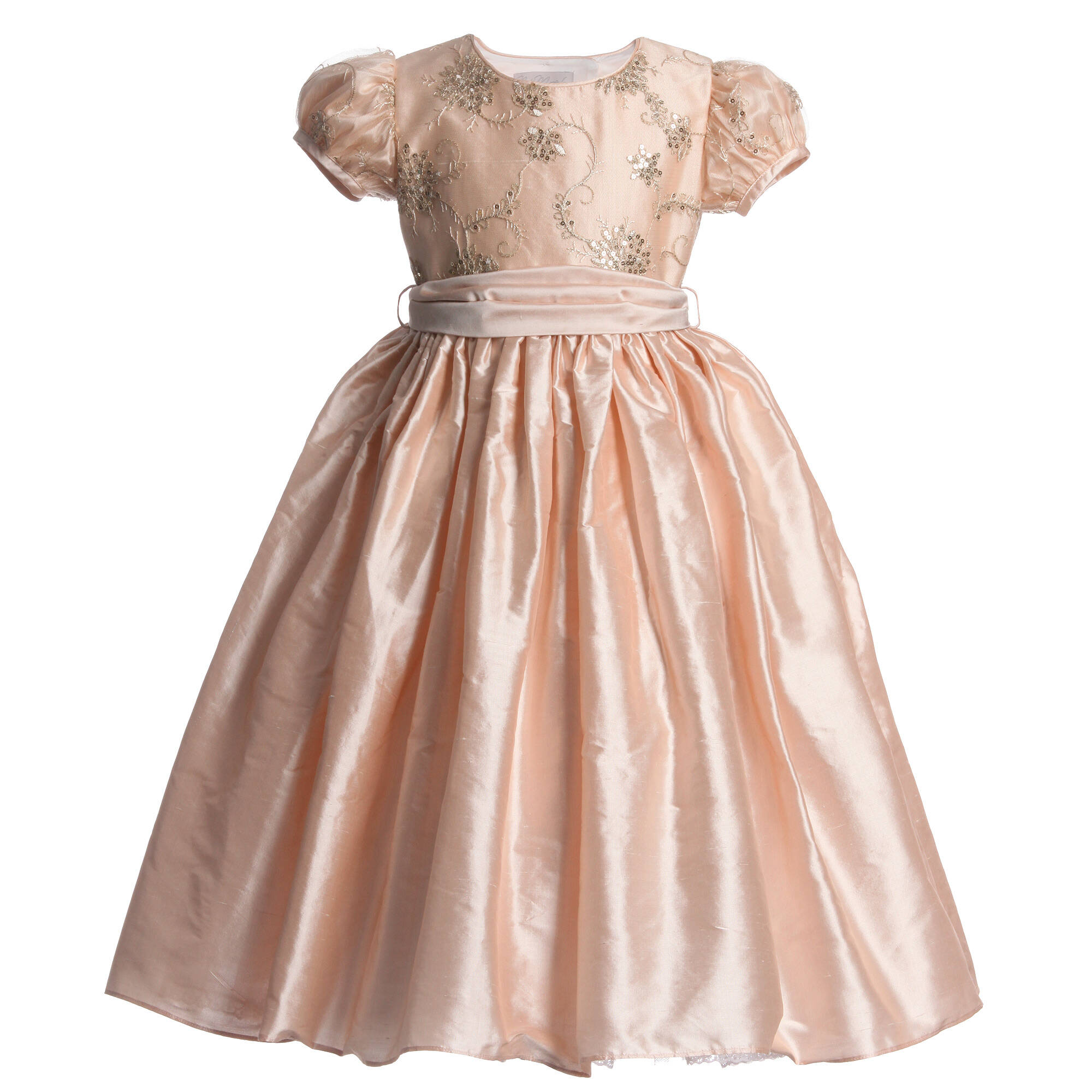 Nicki Macfarlane - Peach Pink Silk Dress | Childrensalon Outlet