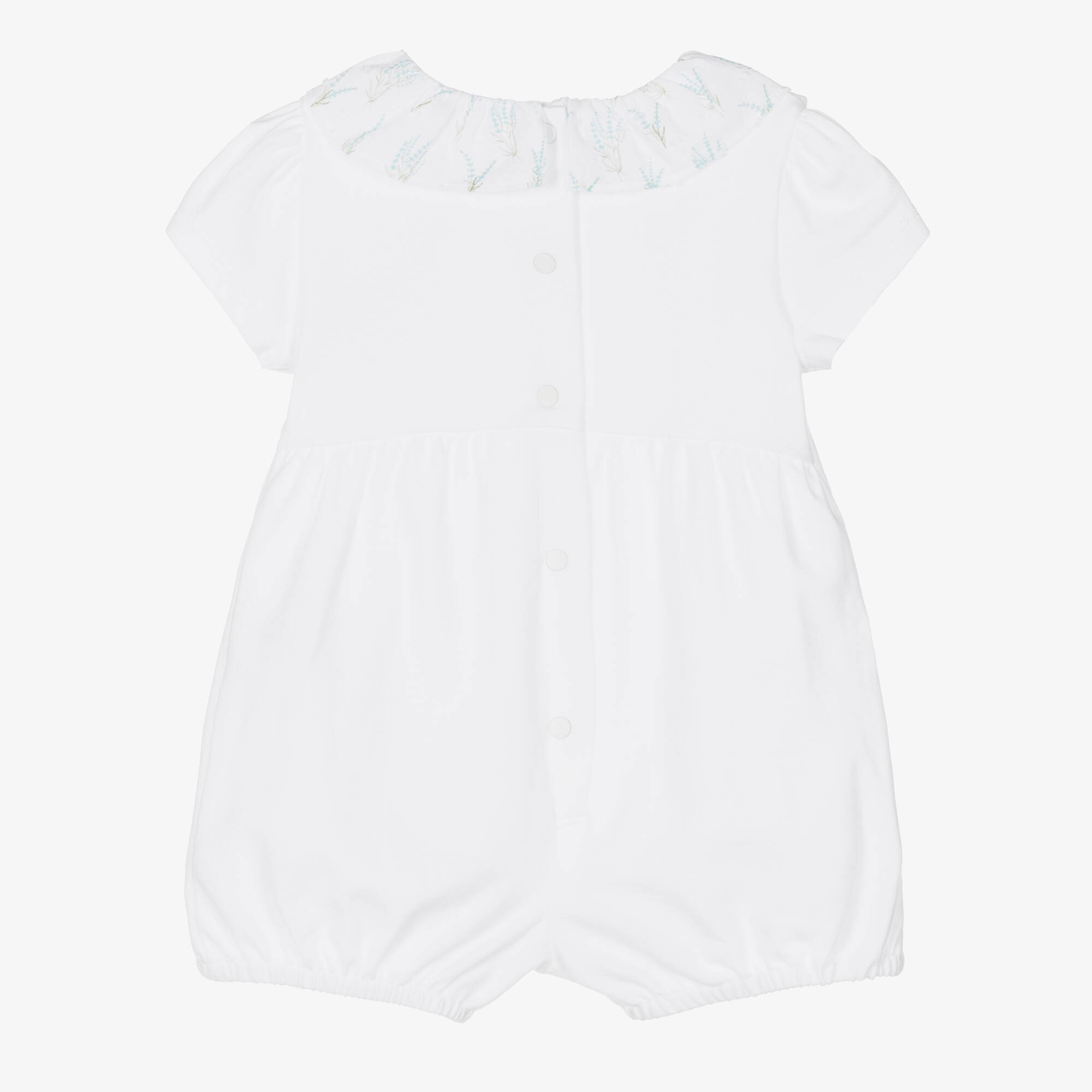 Patachou - Baby Girls White Frilly Cotton Shortie | Childrensalon Outlet