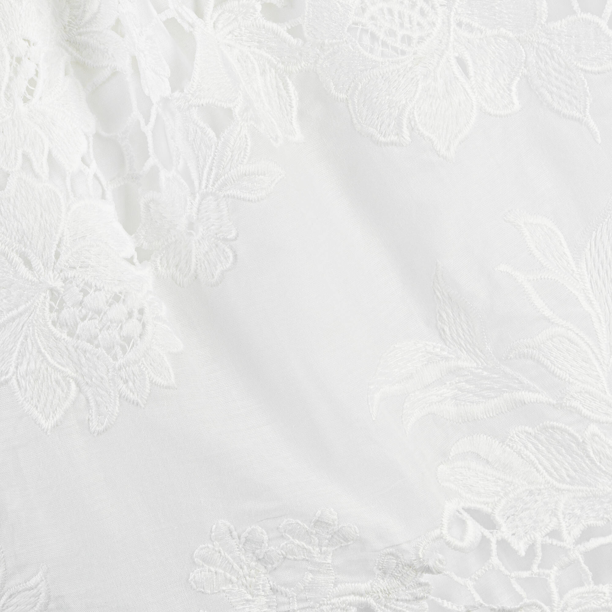Patachou - Girls White Embroidered Cotton & Lace Dress | Childrensalon ...