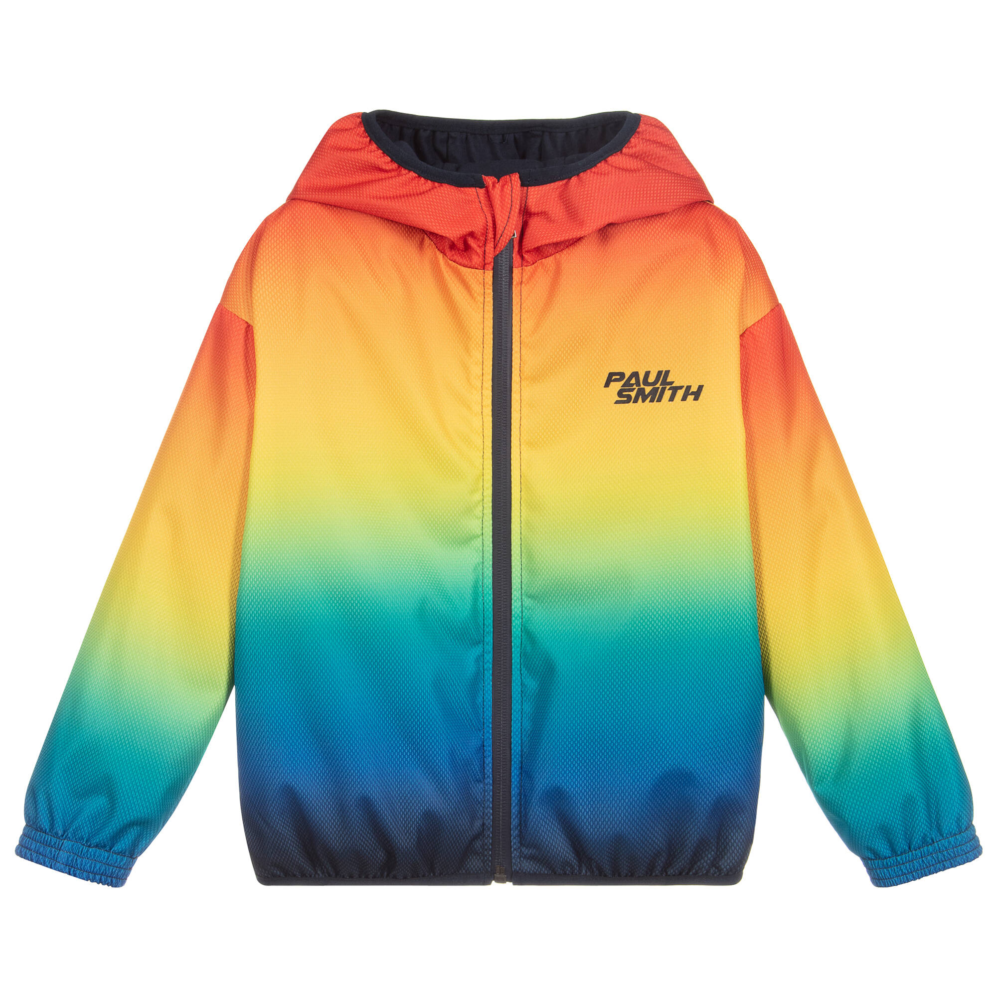 Paul Smith Junior Neon Zebra - Multicolour Logo Jacket