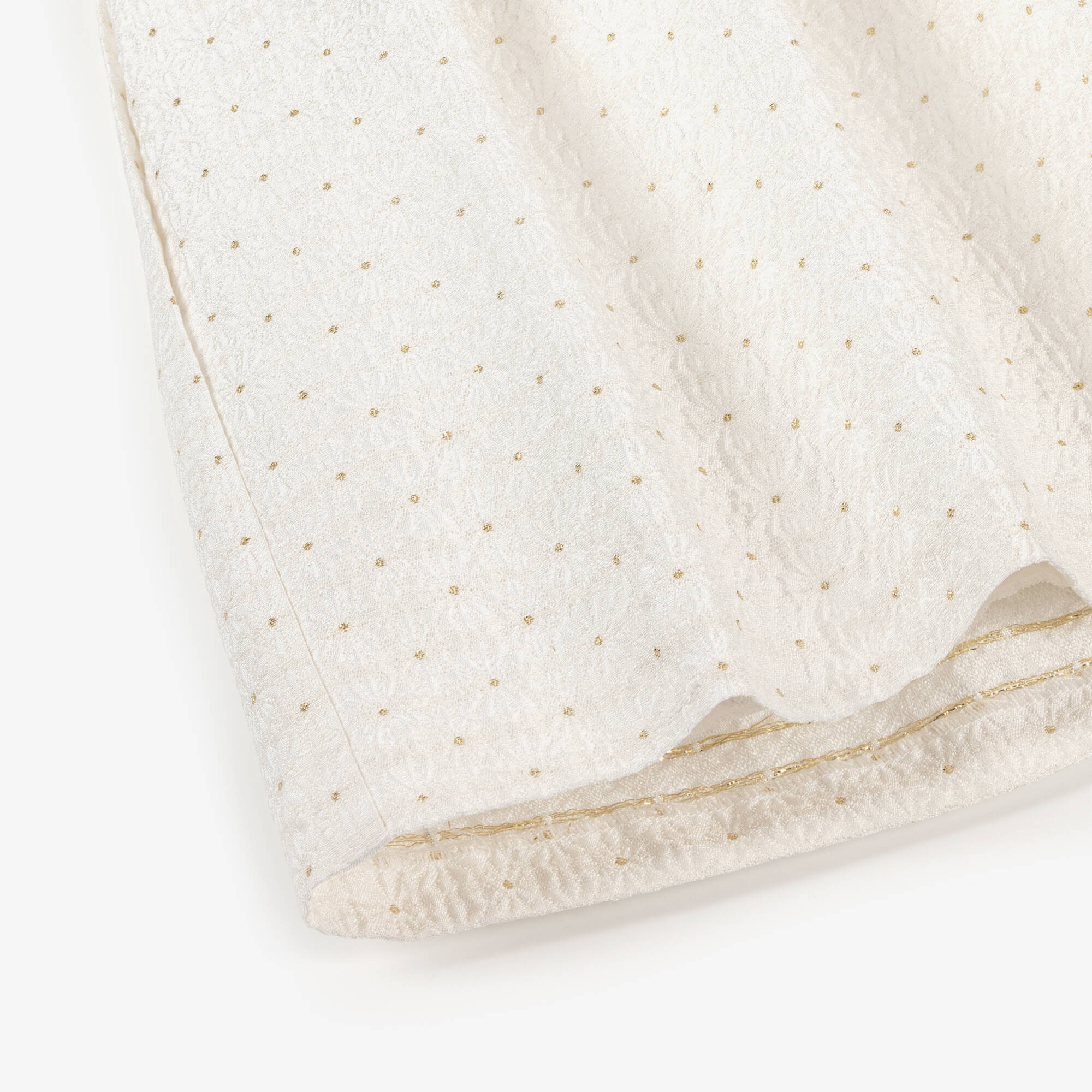 Rachel Riley - Girls Ivory Floral Jacquard Dress | Childrensalon Outlet