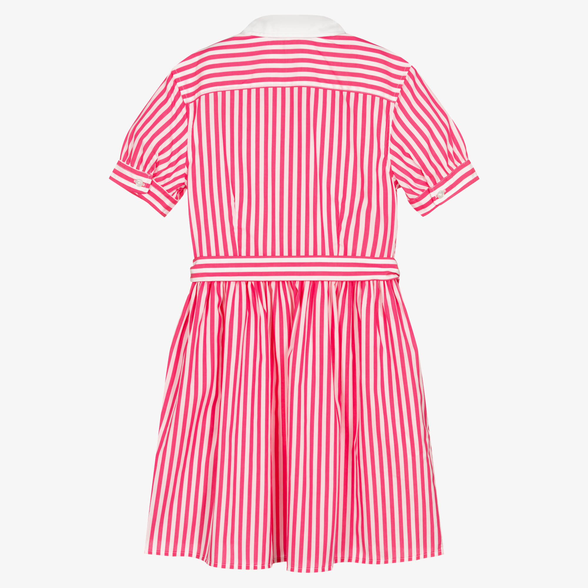 Polo Ralph Lauren - Teen Girls Pink & White Striped Cotton Dress ...