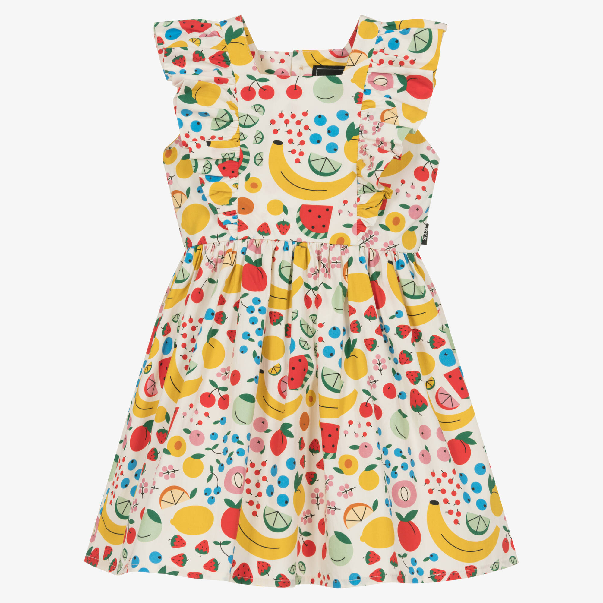 Rock Your Baby - Girls White Cotton Fruit Dress | Childrensalon Outlet Rock Your Baby - Girls White Cotton Fruit Dress | Childrensalon Outlet