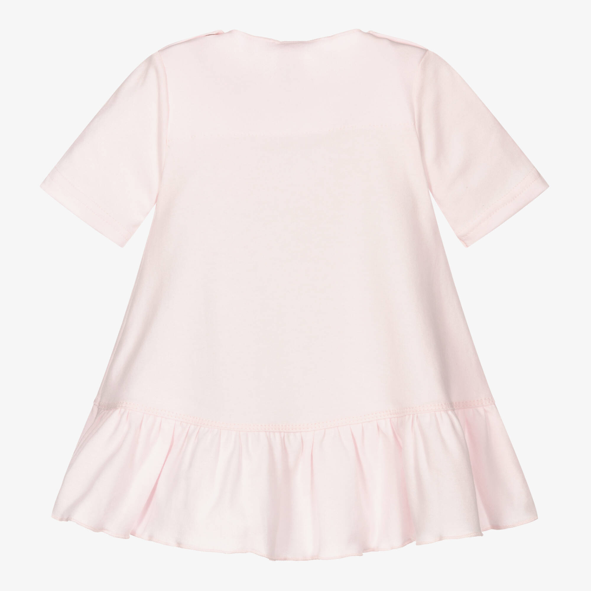 Sofija - Pale Pink Floral Cotton Dress | Childrensalon Outlet