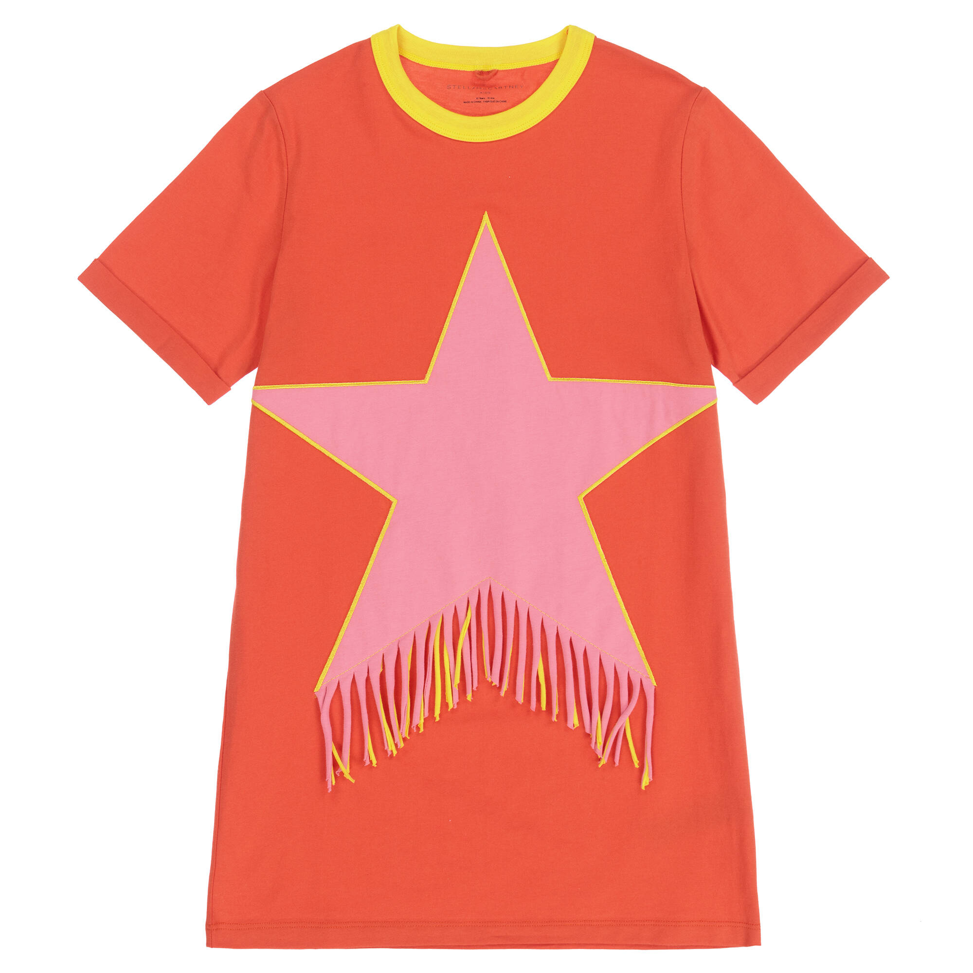 Stella McCartney Kids - Teen Orange T-Shirt Dress | Childrensalon