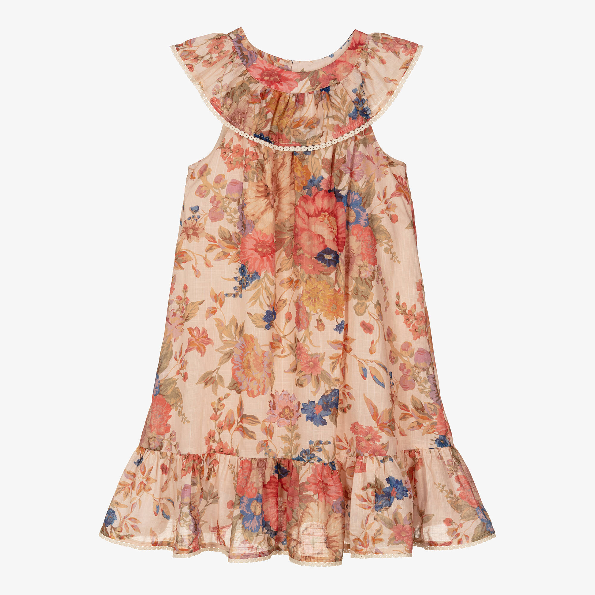zimmermann pink floral dress A dreamy for a timeless, feminine and unforgettable look., #ootd #zimmermann #dress #outfit ZIMMERMANN Indra Plunge Halter Maxi