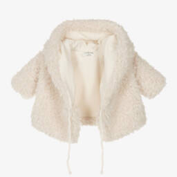  1+ ان ذا فاميلي-جاكيت عربة أطفال أولاد بلون عاجي ناعم | Childrensalon Outlet
