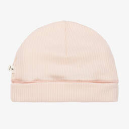 1 + in the family-Розовая шапочка из хлопкового джерси в рубчик | Childrensalon Outlet