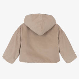 1 + in the family-Бежевая куртка из хлопкового вельвета | Childrensalon Outlet