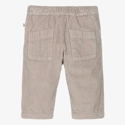 1 + in the family-Beige Cotton Corduroy Trousers | Childrensalon Outlet