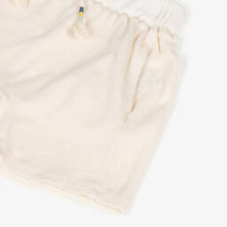 1 + in the family-Boys Ivory Soft Towelling Shorts | Childrensalon Outlet
