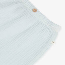 1 + in the family-Boys' Soft Blue Muslin Pants | Childrensalon Outlet