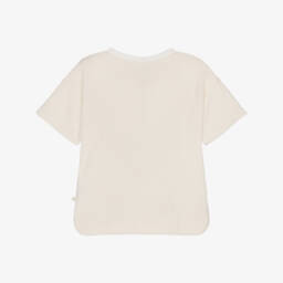 1 + in the family-Кремовый трикотажный топ для девочек | Childrensalon Outlet