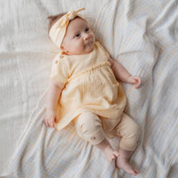 1 + in the family-Платье из муслинового хлопка для девочек | Childrensalon Outlet