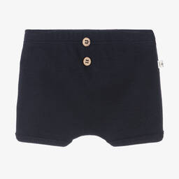 1 + in the family-شورت قطن جيرسي لون كحلي للأطفال | Childrensalon Outlet