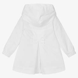 A Dee-Baby Girls White Coat | Childrensalon Outlet