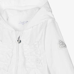 A Dee-Baby Girls White Coat | Childrensalon Outlet