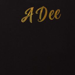 A Dee-Черное хлопковое платье со следами | Childrensalon Outlet